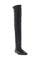 Stretch nappa boots Black