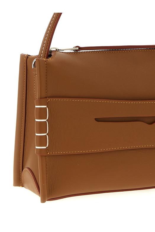 'Loafer' shoulder bag Brown