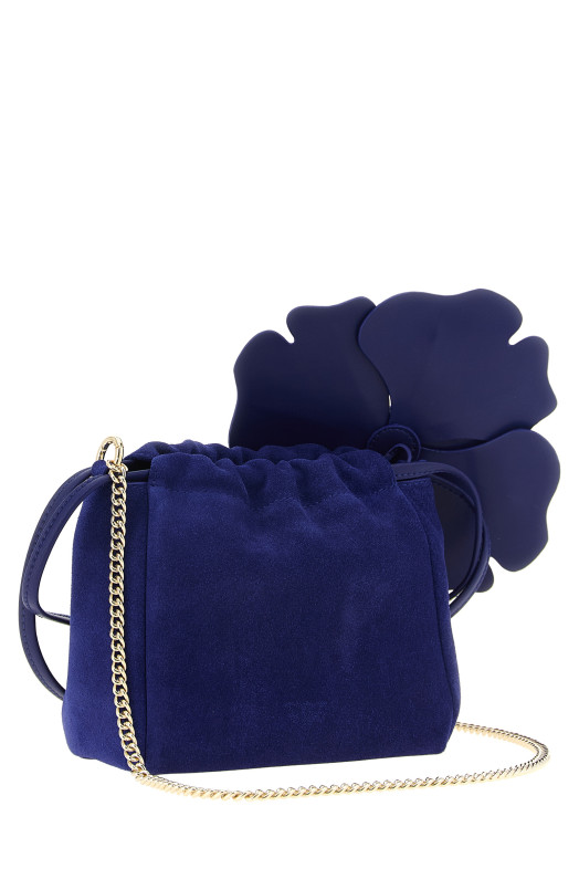 'Flower' pouch Blue
