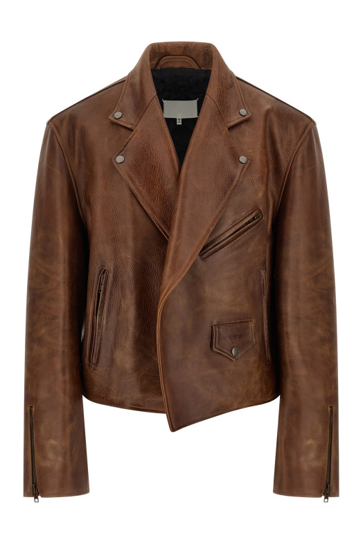 Biker jacket Brown
