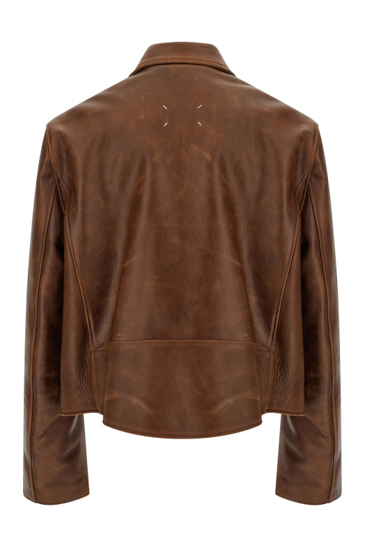 Biker jacket Brown
