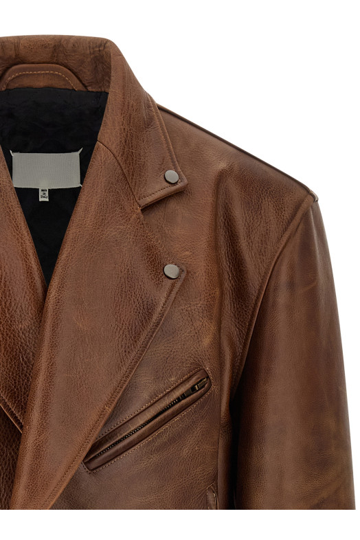 Biker jacket Brown
