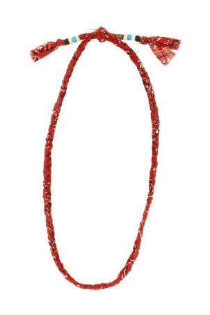 'Bandana' necklace Red