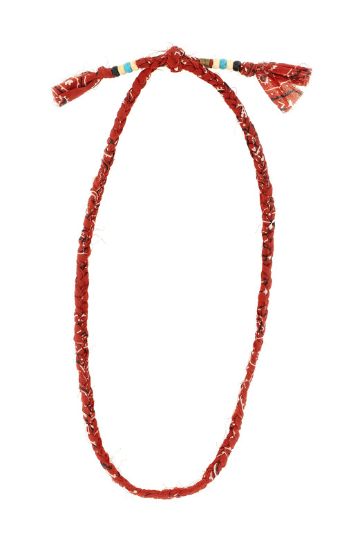 'Bandana' necklace Red
