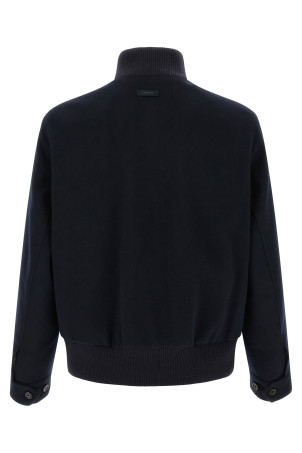 Wool and cashmere jacket Blue