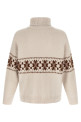 Свитер с высоким воротником, белый KITON D62948K0586L01PANNACUOIO