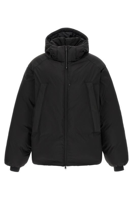 Пуховик с отстегивающимся капюшоном, чёрный Y3 YAMAMOTO KT1530BLACK