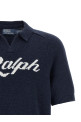 Свитер с логотипом в технике интарсия, синий POLO RALPH LAUREN 710B32233001