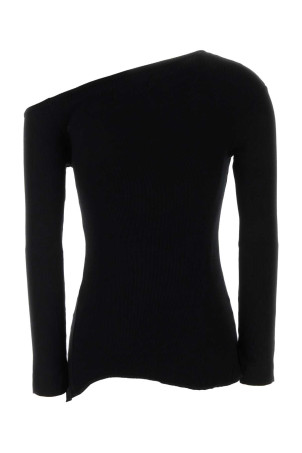 Black stretch viscose Orgy t-shirt VIVIENNE WESTWOOD (1G01001JJ00BO)