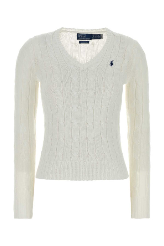 White cotton sweater Blue POLO RALPH LAUREN (211971870)