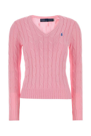 Pink cotton sweater Black POLO RALPH LAUREN (211971870)