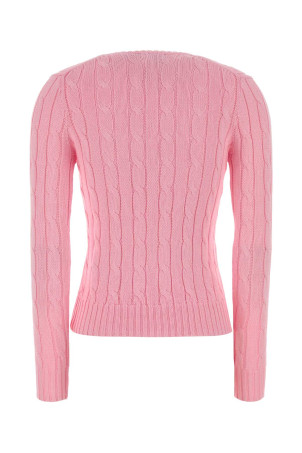 Pink cotton sweater Black POLO RALPH LAUREN (211971870)