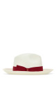 White straw Giulietta hat BORSALINO (232044)