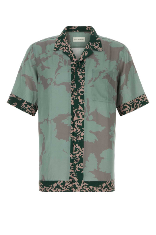Printed viscose Carltone shirt Multicolor DRIES VAN NOTEN (2610207423082)