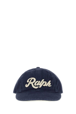 Бавовняна бейсболка темно-синього кольору POLO RALPH LAUREN (710P04900)