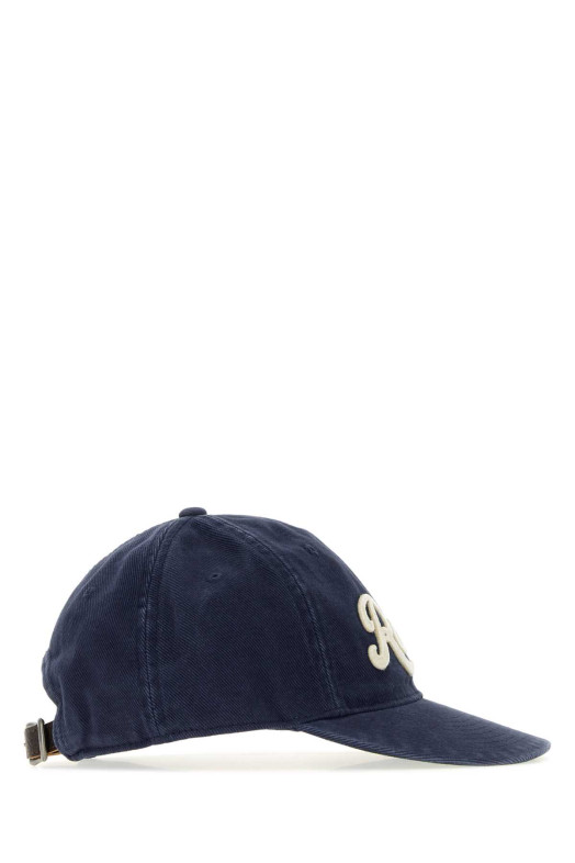 Хлопковая бейсболка темно-синего цвета POLO RALPH LAUREN (710P04900)