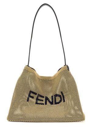 Raffia large Hobo Soft shopping bag FENDI (7VA670AYS1)