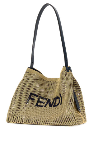 Raffia large Hobo Soft shopping bag FENDI (7VA670AYS1)