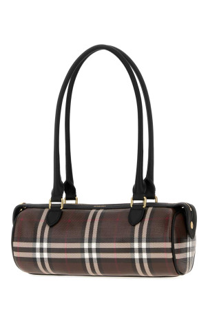 Мини-сумка через плечо из холста с принтом BURBERRY (8135251)