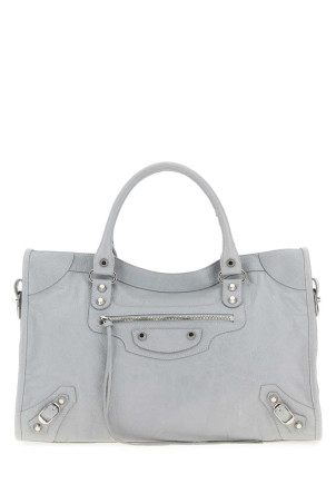 Средняя сумка Le City из светло-серой кожи BALENCIAGA (8230582ABV8)