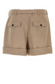 Cappuccino wool bermuda shorts SAINT LAURENT (854459Y2J02)