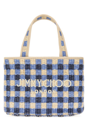 Вышитая мини-сумочка из рафии для пляжа JIMMY CHOO (BEACHTOTEEWMINIHEE)