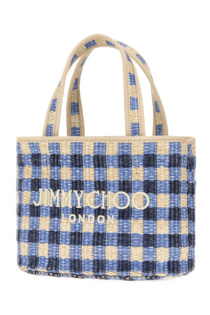 Вышитая мини-сумочка из рафии для пляжа JIMMY CHOO (BEACHTOTEEWMINIHEE)