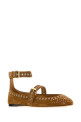 Балетки Yzla из замши цвета «Camel» от ISABEL MARANT (BN0037FAD3A39S)
