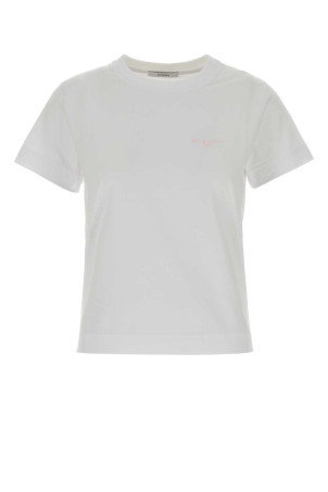 Белая хлопковая футболка White GIVENCHY (BW70FJ31D8)