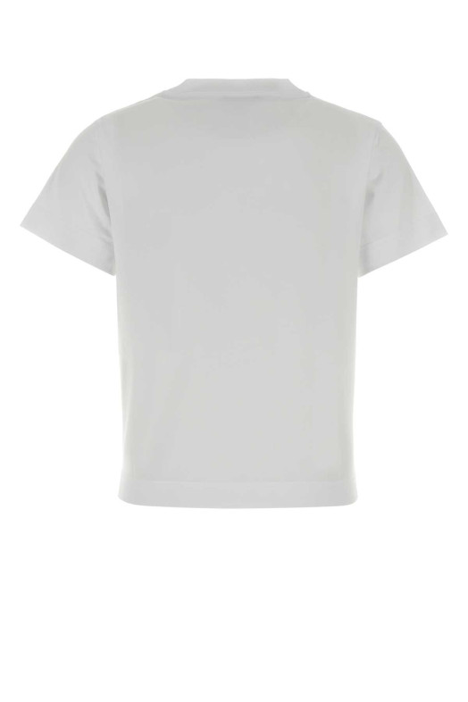 Белая хлопковая футболка White GIVENCHY (BW70FJ31D8)