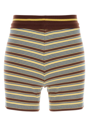 Embroidered stretch cotton shorts FENDI (FR6741AW88)