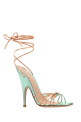 Two-tone leather MalÃ¨ sandals GIANVITO ROSSI (G3270111RICAYE)