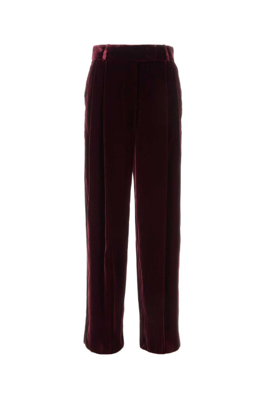 Grape velvet wide-leg pant GIORGIO ARMANI (GW003811TE10831)
