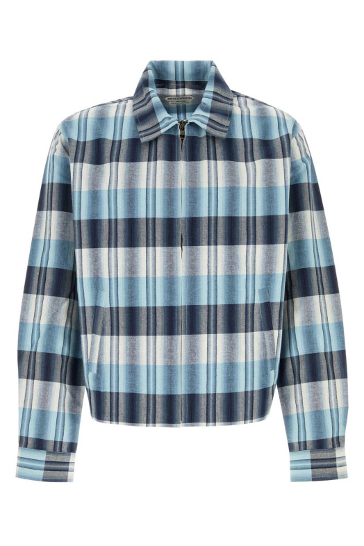 Сорочка з вишивкою з бавовняної суміші JW ANDERSON (JK0430PG1995) J.W.ANDERSON