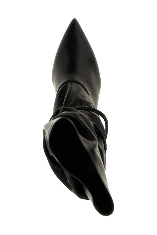 Ботильйони зі шкіри наппа зі стразами Чорні RENÉ CAOVILLA (C11908080NA01V050) Ботильйони зі шкіри наппа зі стразами Чорні RENÉ CAOVILLA (C11908080NA01V050)