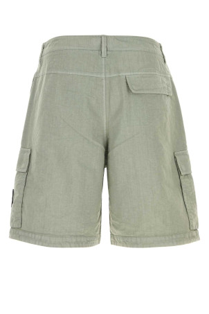 Бермуды из нейлона цвета «шалфей» STONE ISLAND (L1S15L100001S0069)