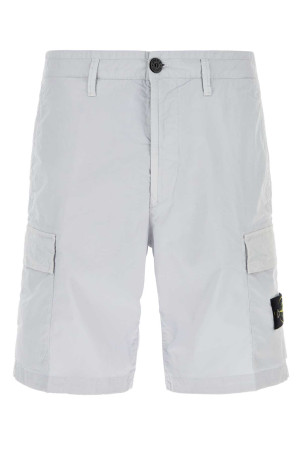 Бермуды из хлопка с эффектом «Ice Stretch», серые, STONE ISLAND (L1S15L100020S0003)