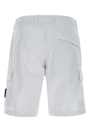 Бермуды из хлопка с эффектом «Ice Stretch», серые, STONE ISLAND (L1S15L100020S0003)