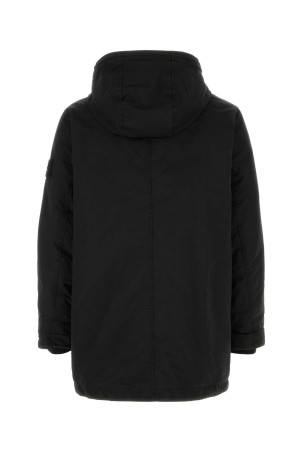Чорна пухова куртка з поліестерової суміші, чорна STONE ISLAND (L2S154100062S0F27)