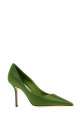 Green satin Love pumps JIMMY CHOO (LOVE85SAT)