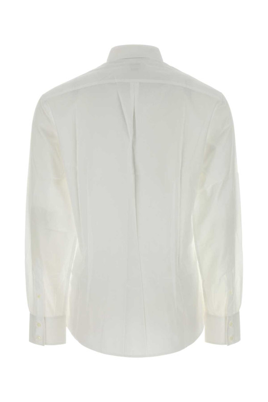 White poplin shirt Beige BRUNELLO CUCINELLI (MBUC41716)