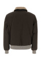 Dark brown cotton blend bomber jacket BRUNELLO CUCINELLI (MG5456003)