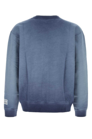Blue cotton sweatshirt Blue GALLERY DEPT (OUT003)