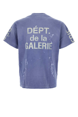 Blue cotton t-shirt GALLERY DEPT (TOP039)