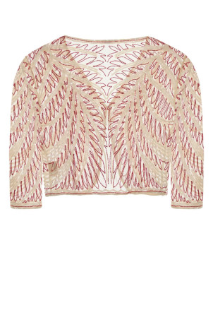 Embellished mesh Rita cardigan BODE (WRS26SH015)