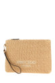 Клатч из рафии JIMMY CHOO (ZIPPEDFLATPOUCHJYN)