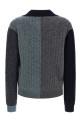 Color block braid sweater Multicolor