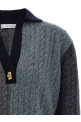 Color block braid sweater Multicolor