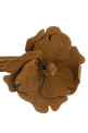 'Flower' belt Brown