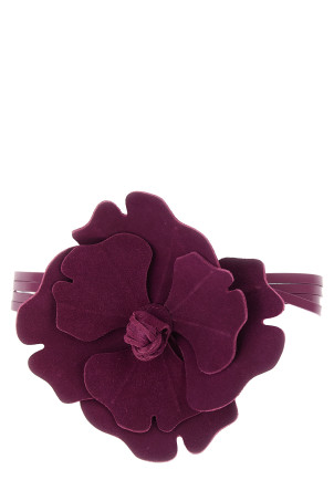 'Flower' belt Purple